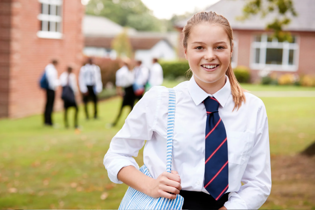 school girl online school